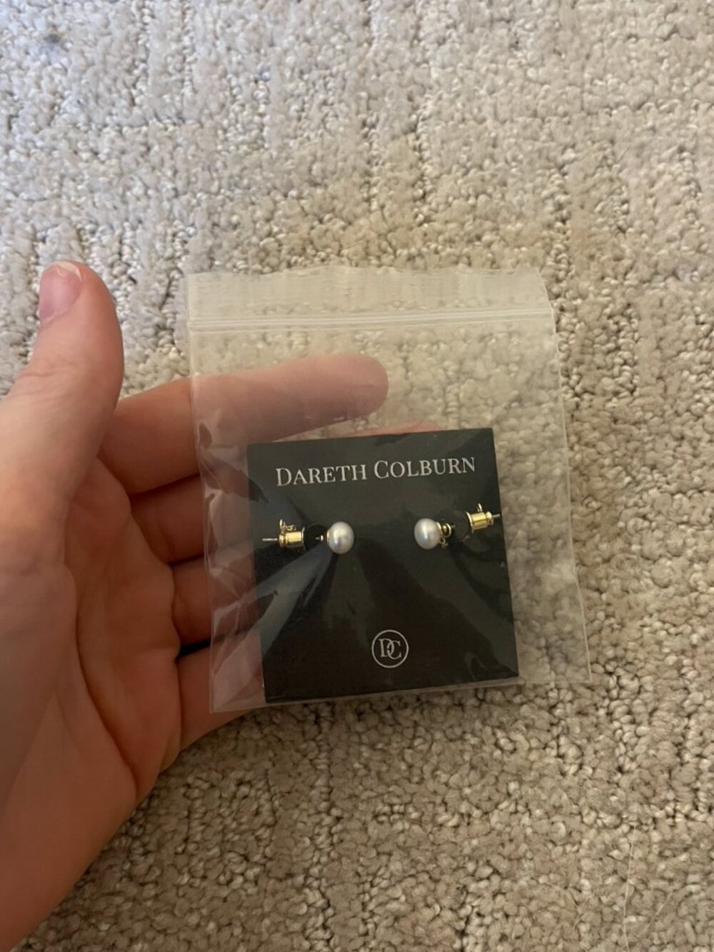 Dareth Colburn Pearl Drop Earrings